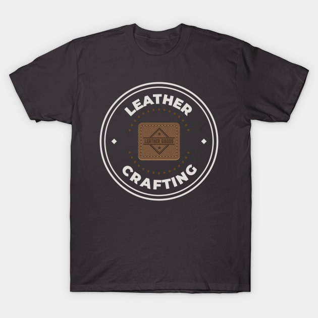 Leather crafting logo T-Shirt by Oricca